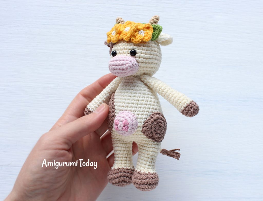 Корова схема вязания амигуруми крючком описание Корова схема вязания амигуруми крючком описание