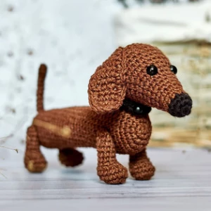 Собачки крючком - схемы игрушек амигуруми